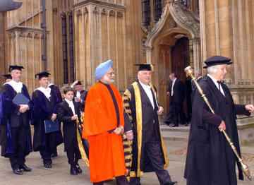 The prime minister dr manmohan singh with the chancellor of the oxford university lord patten of barnes in london united kingdom on july 8 the prime minister dr manmohan singh with the chancellor of the oxford university lord patten of barnes in london united kingdom on july 8